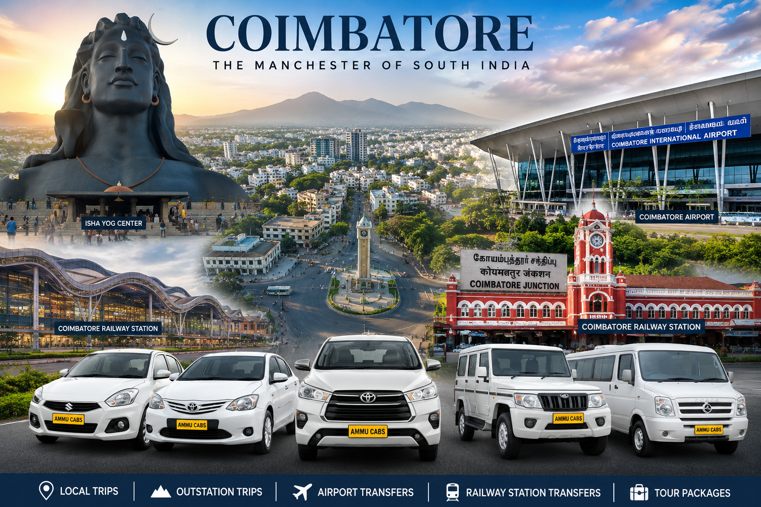 Taxi Service Coimbatore Cab Booking Coimbatore Tour Packages